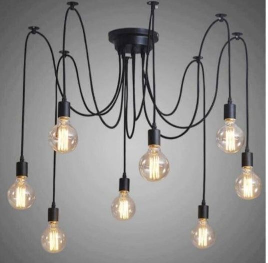 Люстра Паук, количество ламп: 8