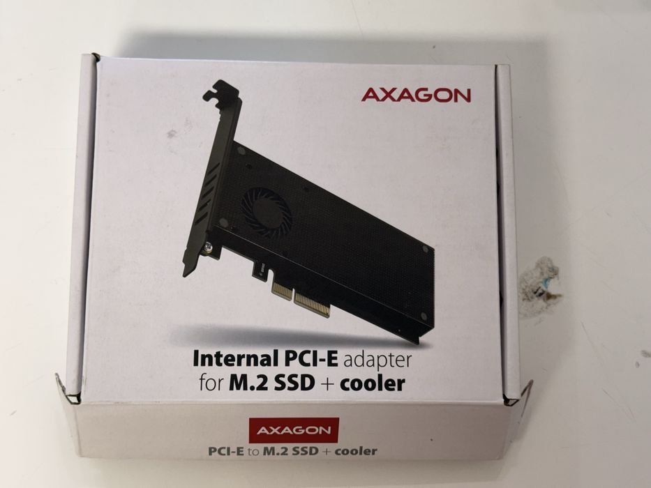Adaptor Axagon cu 2 M.2 SSD uri si racire activa
