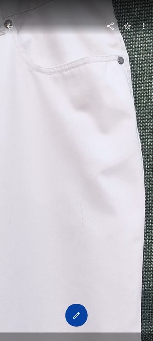 2 perechi Pantaloni jeans albi dama mixt bumbac sau pantaloni medicali infirmiera asistenta + blugi