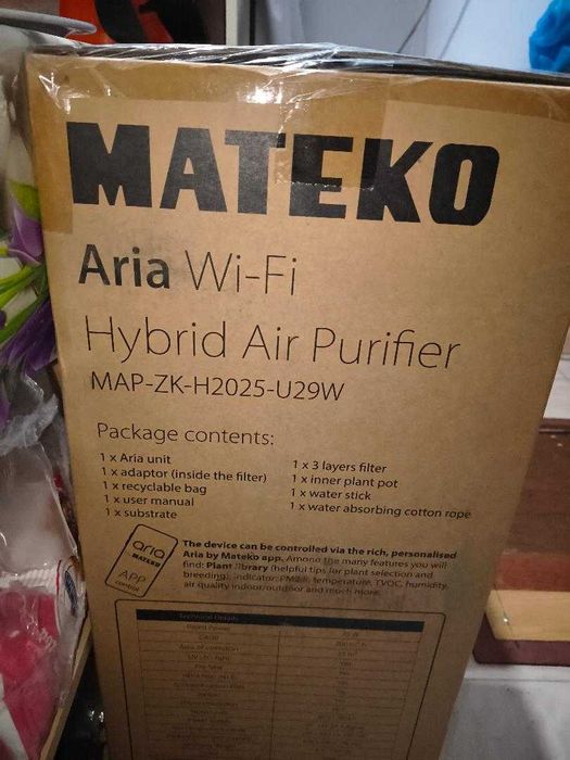 Purificator de aer Hybrid Aria MAP-ZK-H2025-U29W - Produs sigilat