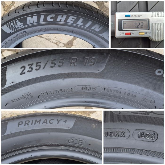 O bucată 235/55 R19 vară - una Continental Michelin