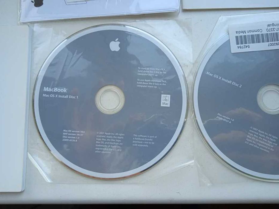 Лицензионный диск с операционной системой macbook x
