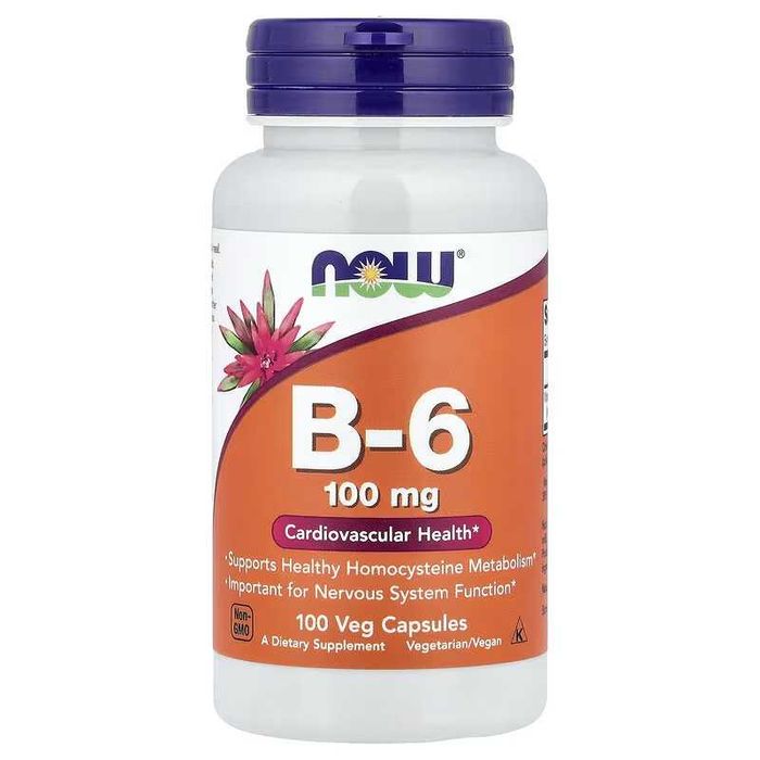 NOW Foods B-6 Vitamin B6 Витамин B6 Б