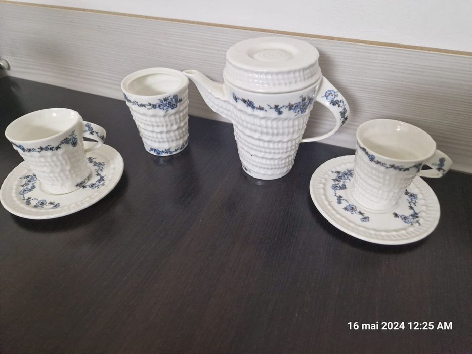 Set porțelan cafea două persoane