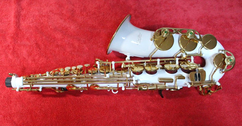 Saxofon Alto Karl Glaser ALB + AURIU NOU curbat Saxophone Germania