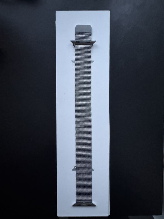 Apple Watch 45mm Curea: Silver Milanese Loop