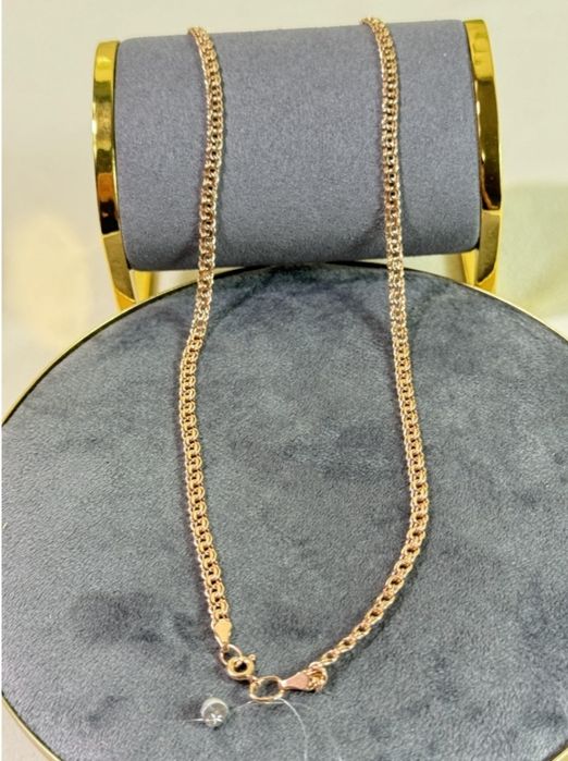 Золотая цепочка ,50см, бисмарк