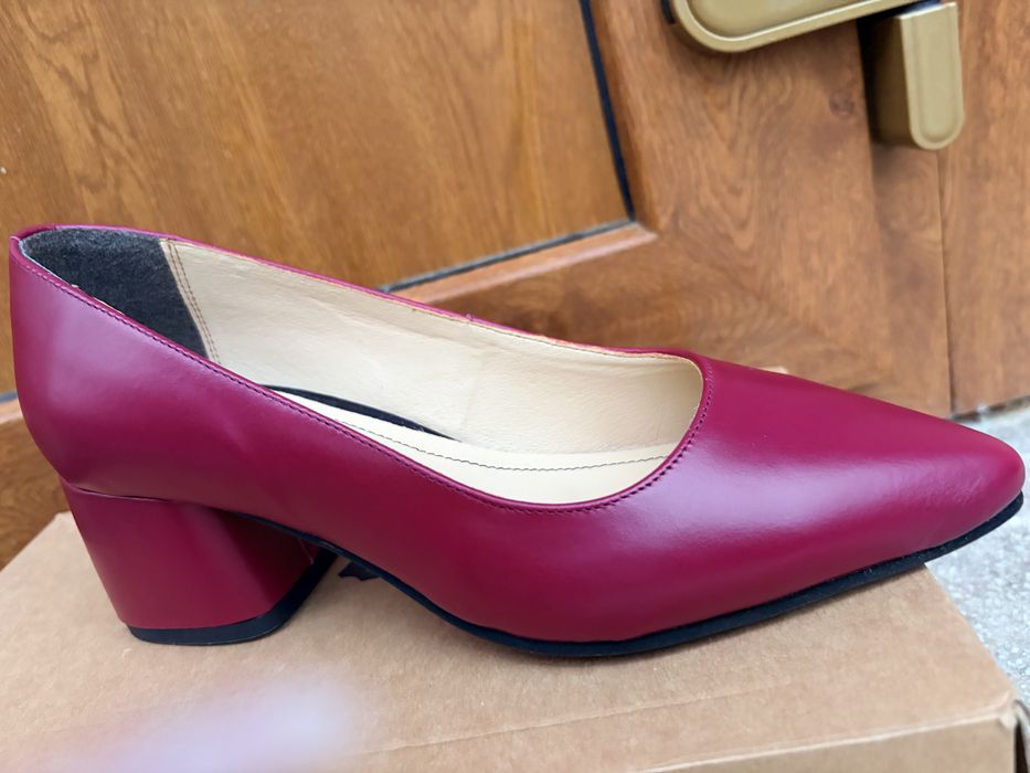 Pantofi piele naturala