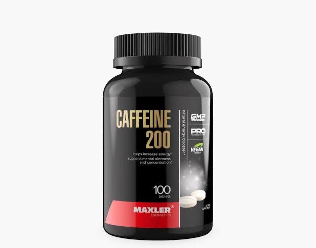 Кафеин Caffeine 200 mg. 100 tabl. Оригинал