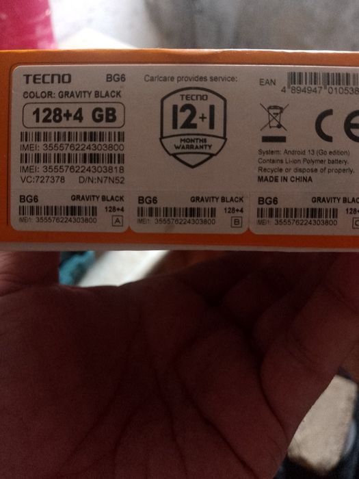 Tecno Spark Go 2024 (версия 4/128 ГБ)