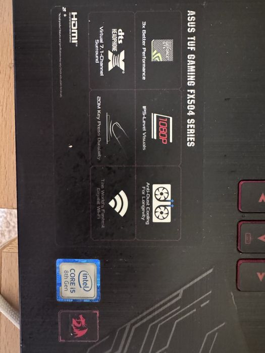 Asus tuf FX504GM 24 GB RAM DDR4 GTX1060 6GB SSD 512GB