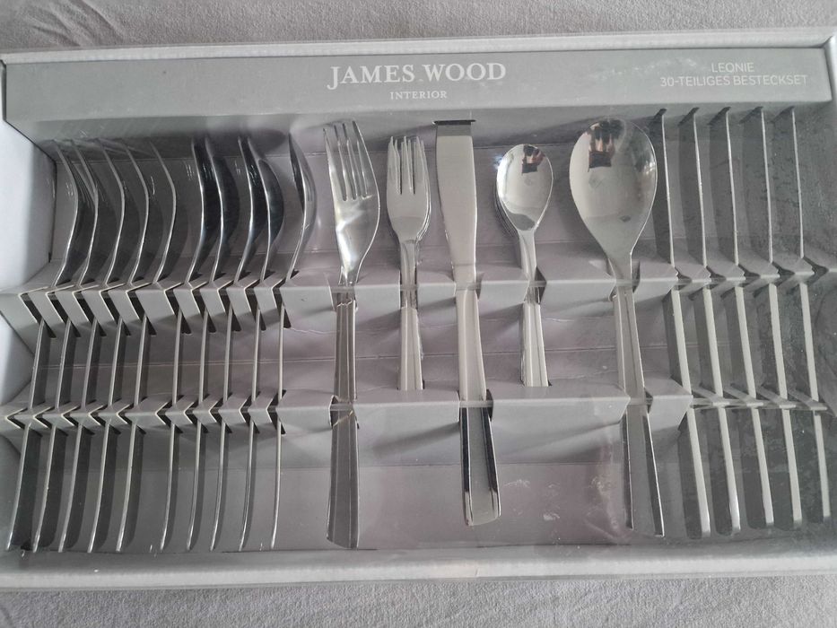 Нов комплект прибори за хранене-30 части