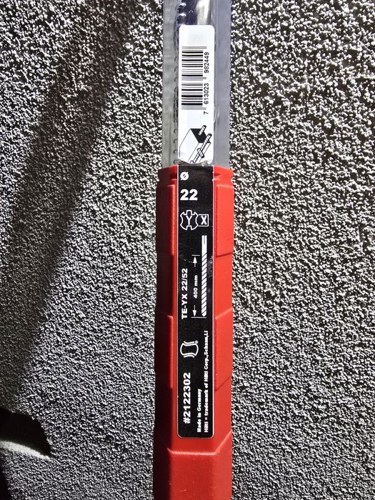 NOU Burghiu beton Hilti TE-YX 22/52 - SDS Max -