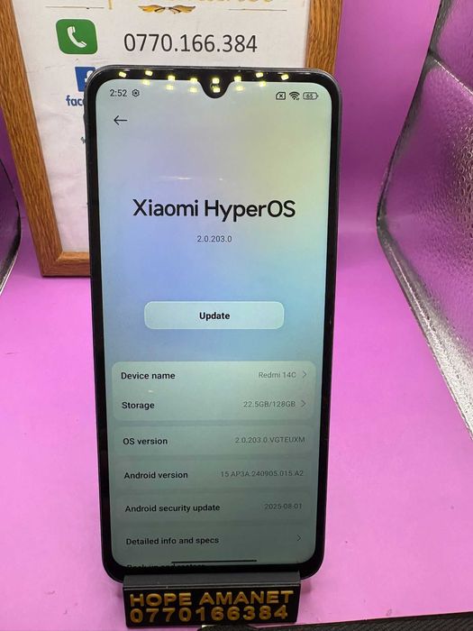 HOPE AMANET P2-Redmi 14c 128 GB/6 RAM