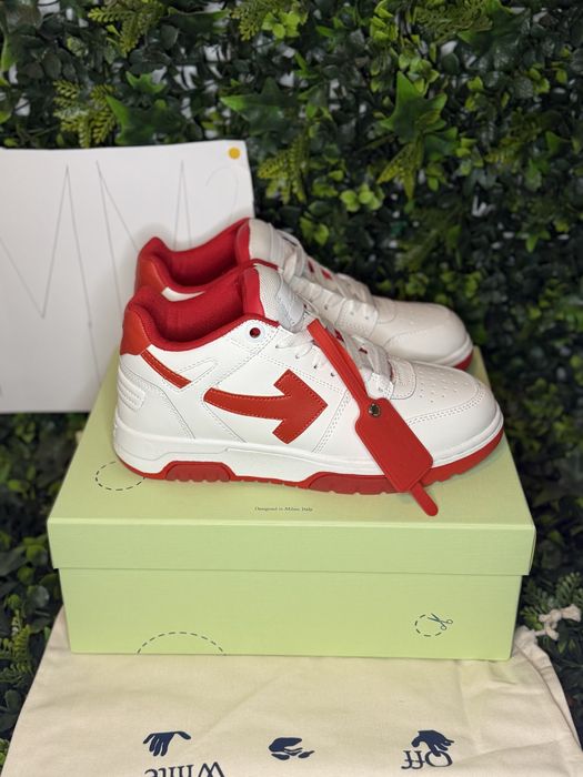 Adidasi/Sneakers Off-White out off office white and red