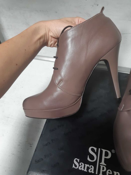 Нови обувки Sara Pen естествена кожа