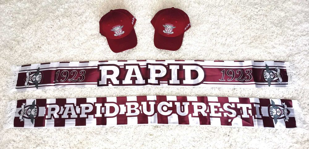 Șapcă Rapid București + Eșarfă Rapid
