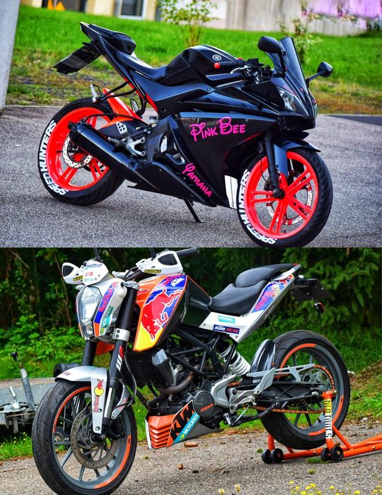Yamaha yzf r 125 ktm 125 Honda 125 aprilia rs4 125 cbr 125 mt 125 yzfr125 A1