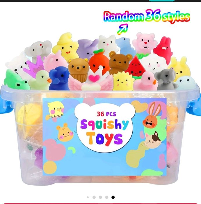 Set Jucării Squishy – Noi, Sigilate | 36 figurine + Squishy Dumplings |