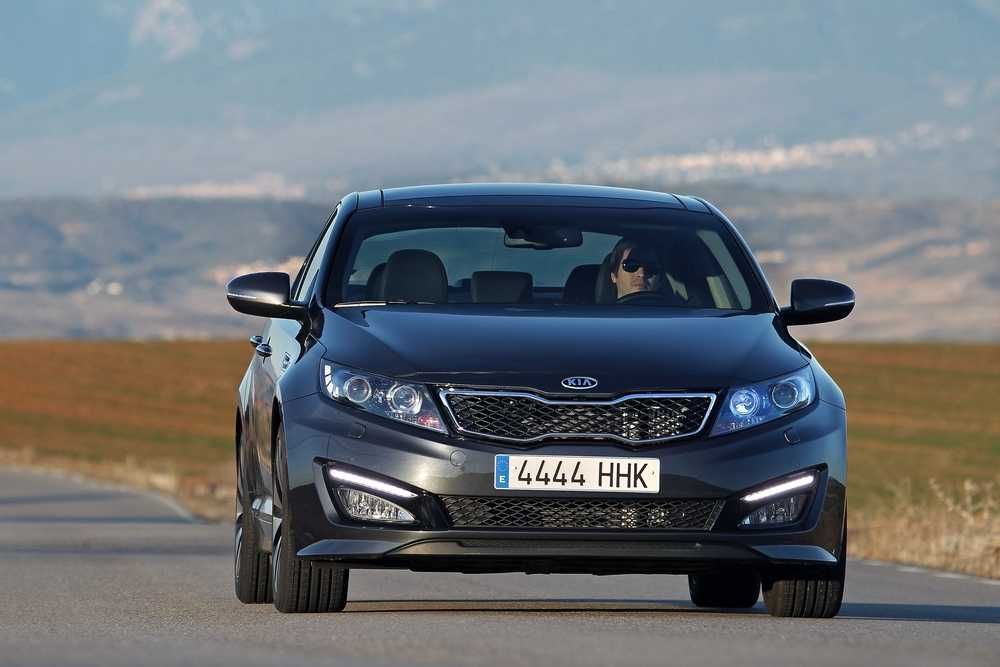 Бампер передний на Киа Оптима 2012/Kia Optima 2014