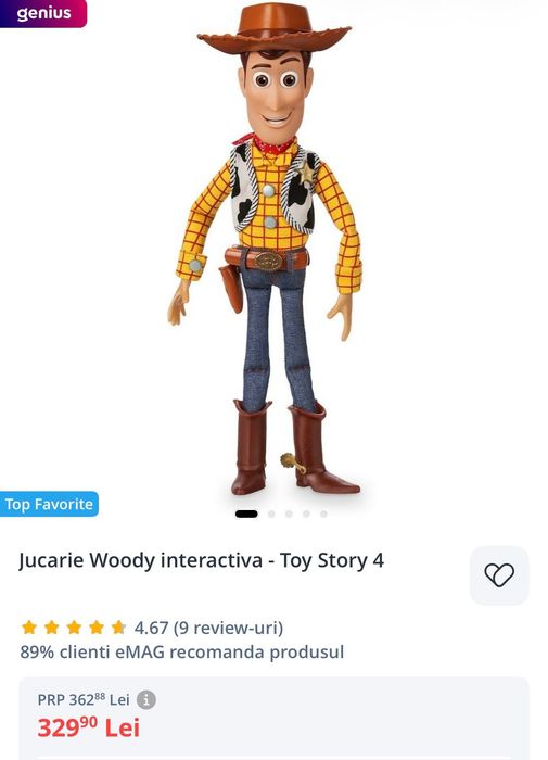 Set 3 figurine interactive Toy Story