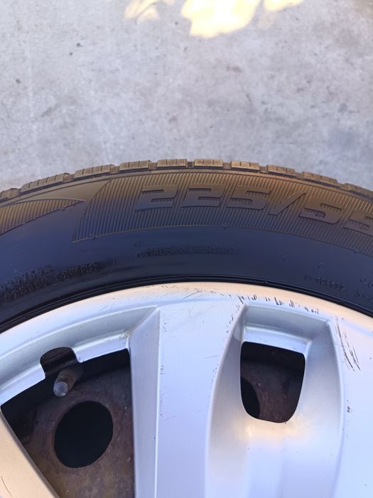 17ки железни джанти 5x108 със зимни гуми 225/55r17