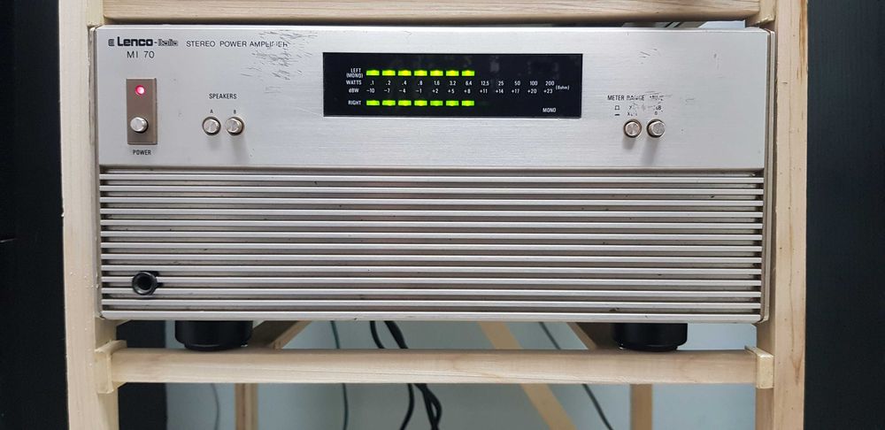 Rare Vintage Lenco Italia Amplificator MI 70 + Pre MP 70 + Tuner MT 70 – Power Linie Amplificare