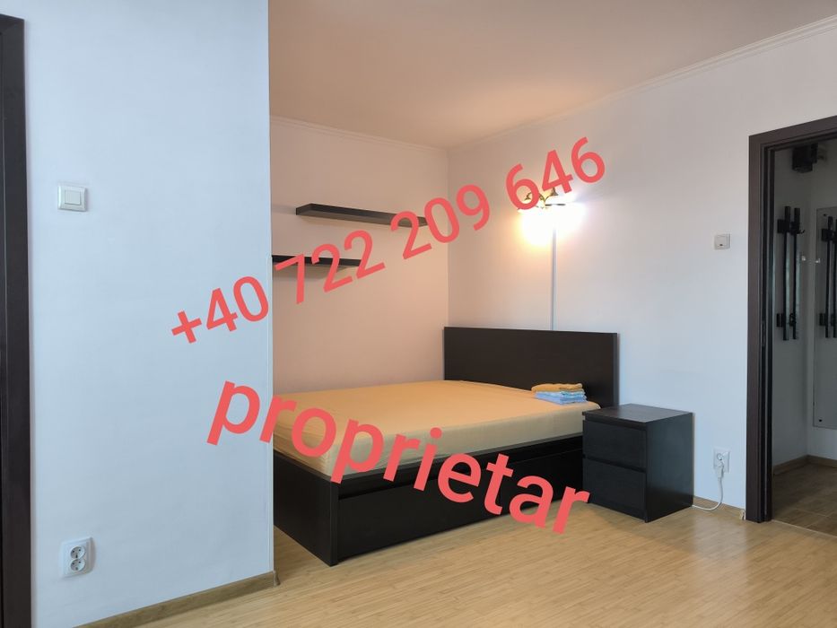 Închiriez garsoniera 3 min metrou Titan, bloc mixt