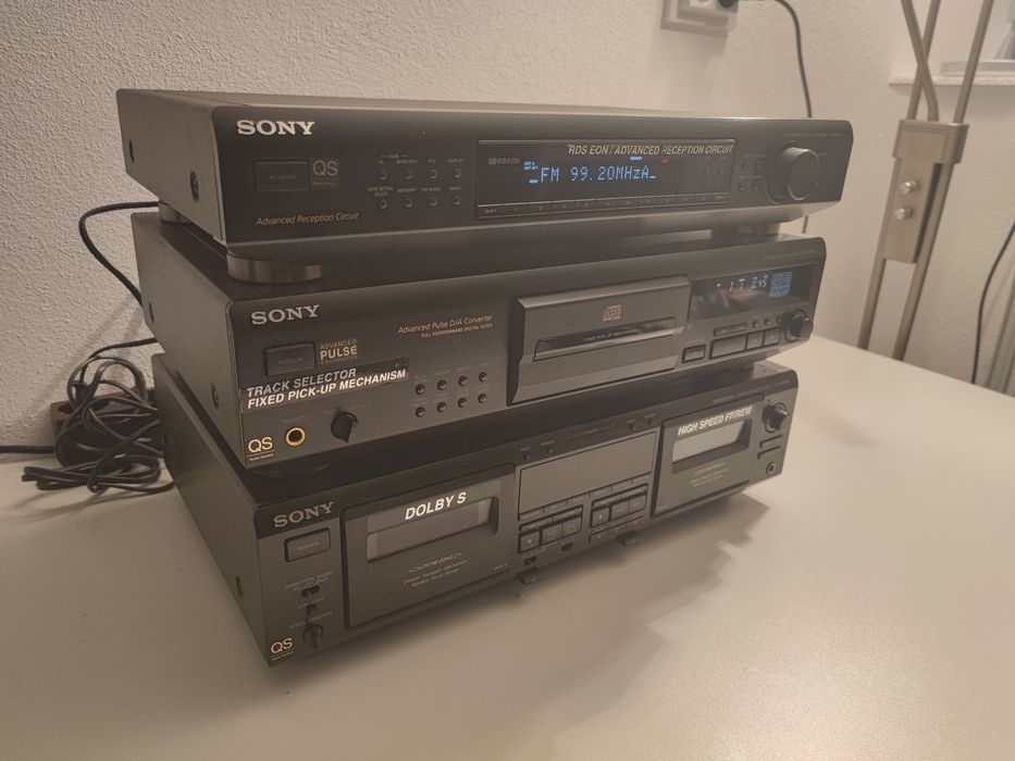 CD player Sony CDP XE 800 deck TC WE 705 S tuner ST SE 700