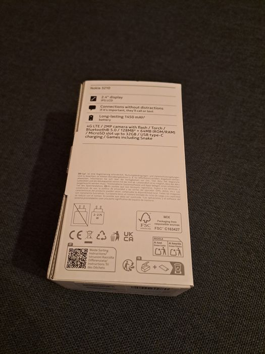 Nokia 3210 4G -NOU, GARANTIE