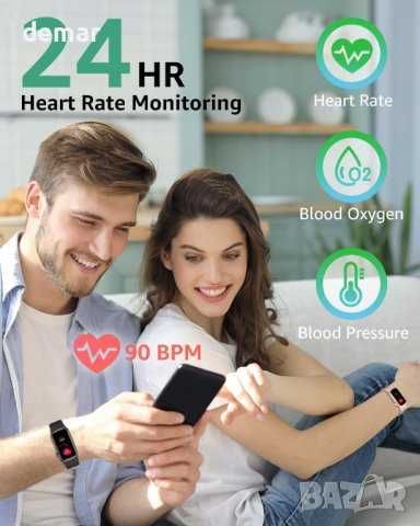 IMFRCHCS Смарт часовник 1,47" цял екран IP68 водоустойчив Android iOS