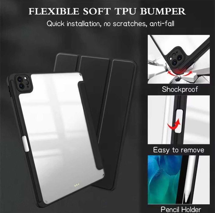Husa Apple iPad Air 11" M4 2026/M3 2025/M2 2024, iPad Air 5/4 10.9