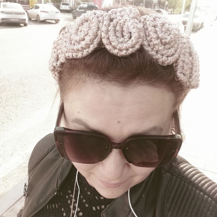 Ободок ирландское кружево