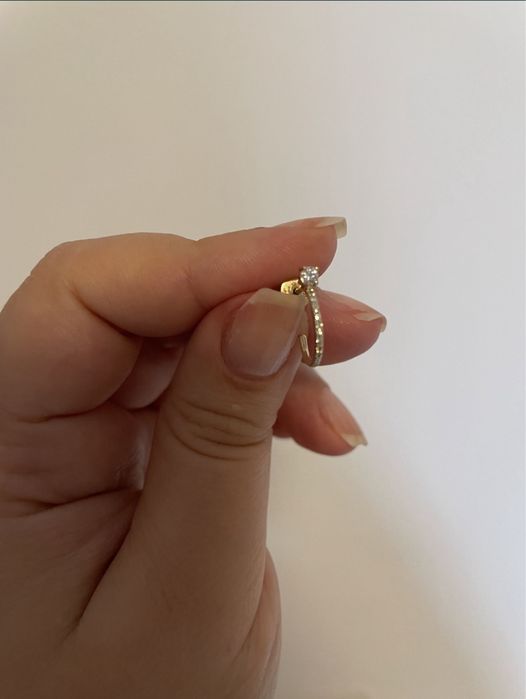 Cercei KULTHO aur galben + diamante