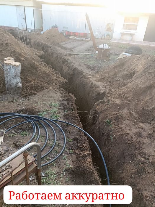 Услуги мини-экскаватора в Уральске Уральске