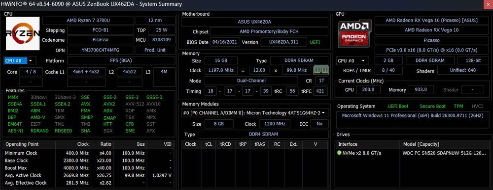 ASUS ZenBook UX462DA 2 in 1