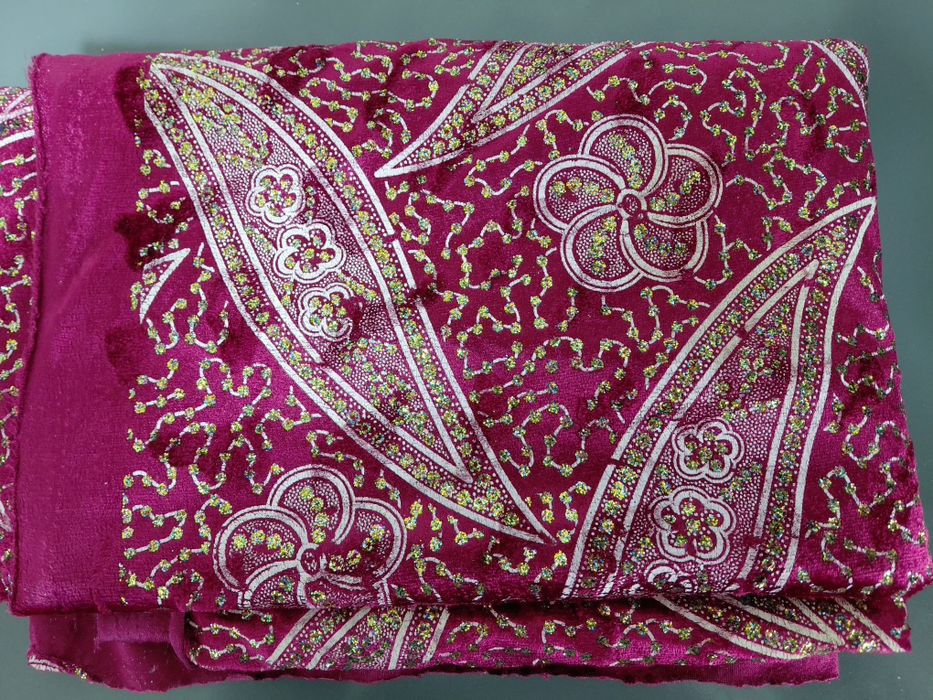 Ткани отрезы плюш