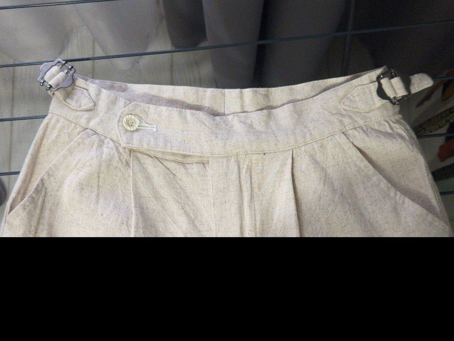 Льняные брюки классические