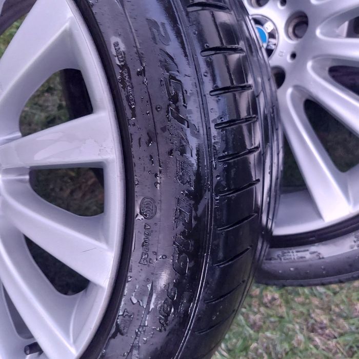 Vand jante BMW  + cauciucuri Pirelli - set complet