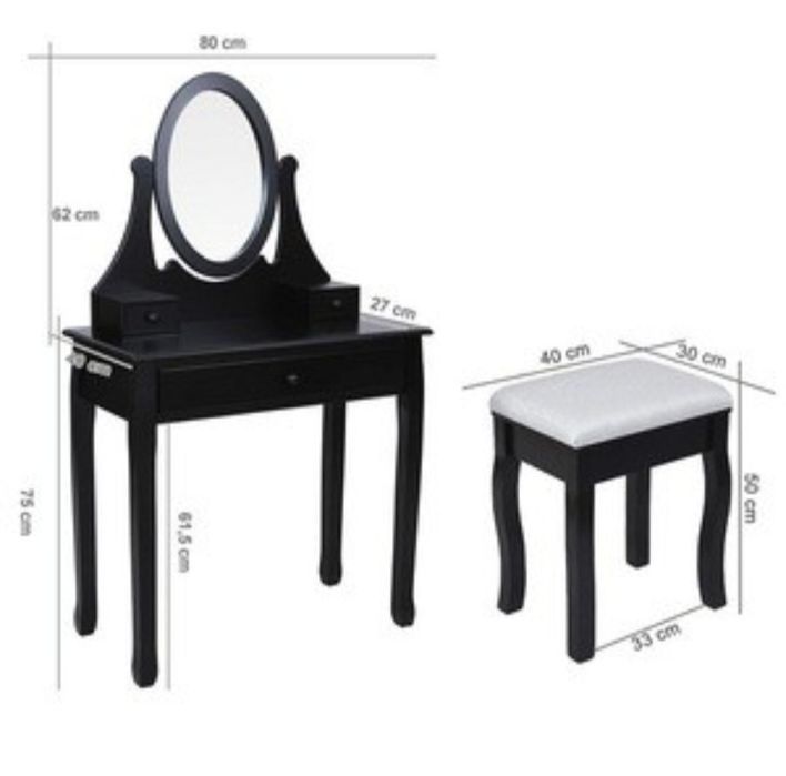 Masuta pentru make-up cu scaunel