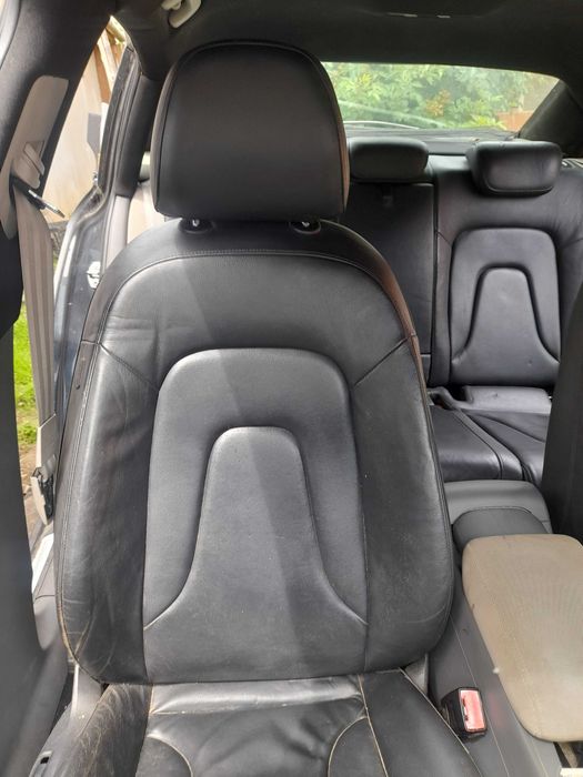 Scaune din piele + banchetă Audi A4 B8 – interior complet
