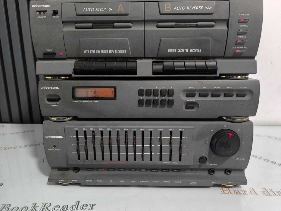 Sistem stereo Universum 1035 CD casete tuner equalizer karaoke