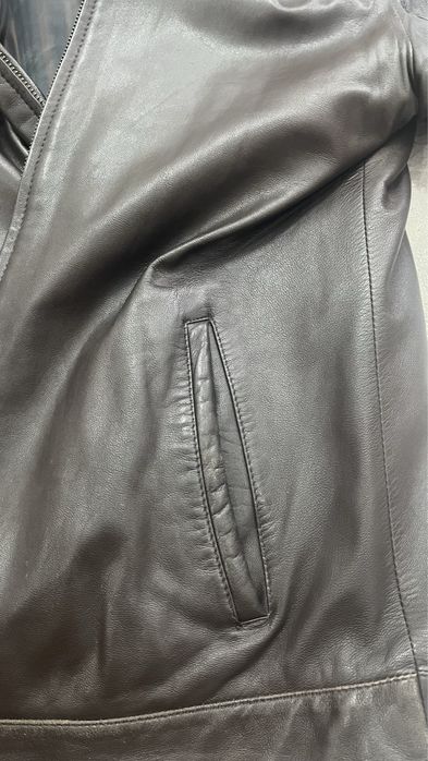Куртка кожаная S