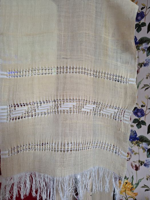 Ștergar din borangic lucrat manual