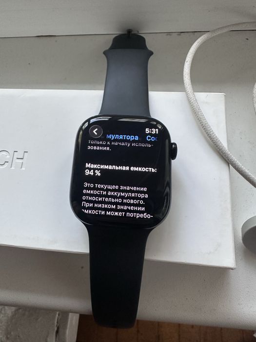 Продам apple watch 10 46 mm jay black