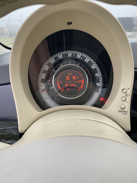 Fiat 500 1.2 benzina panoramic 2010