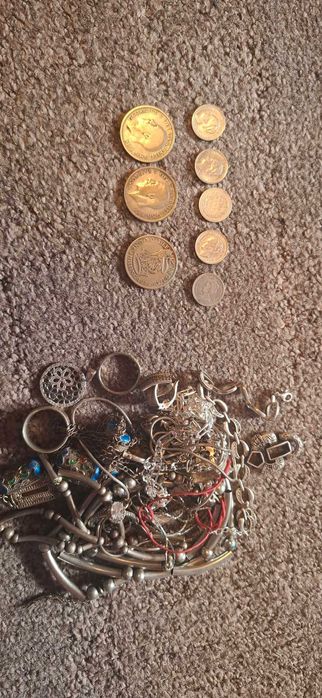 Argint ,bijuterii si monede