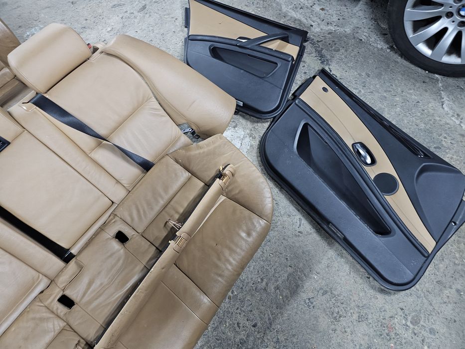 Кожен салон бмв е61 bmw e61 salon s podgrev полу ел с подгрев фейслифт facelift feis фейс