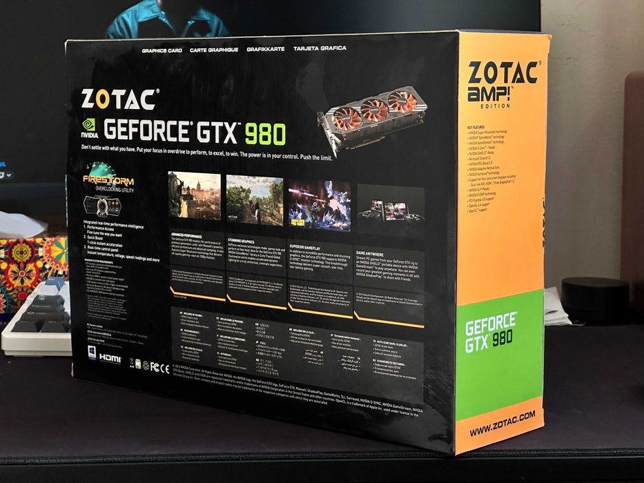 Видеокарта GTX 980 AMP Edition | Ideal holatda!