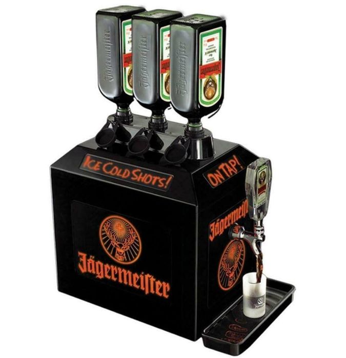 Inchiriez mini dozator cu 3 sticle de Jägermeister pentru evenimente